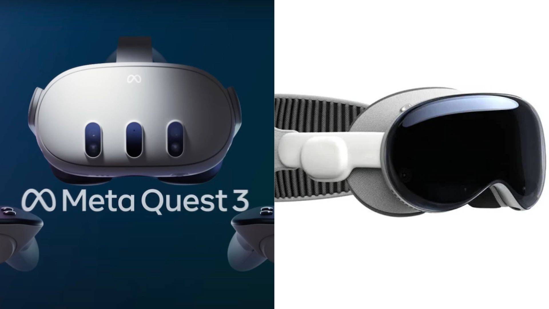 Meta Quest 3 dan Apple Vision Pro