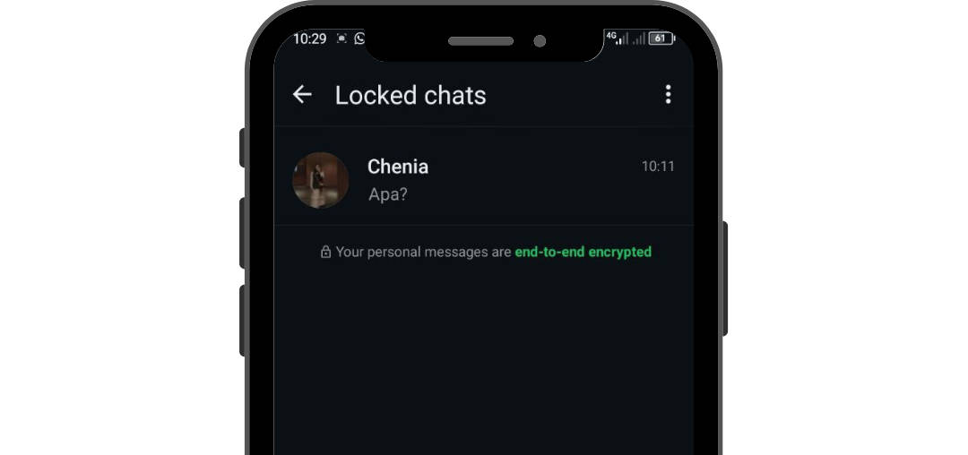 cara mengunci chat whatsapp