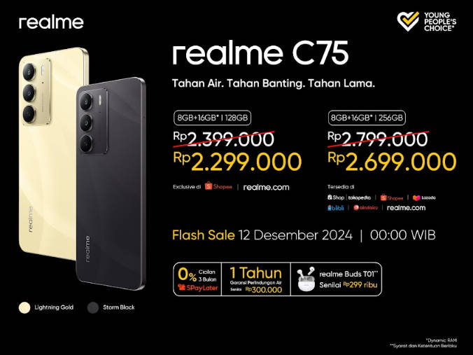 harga realme c75