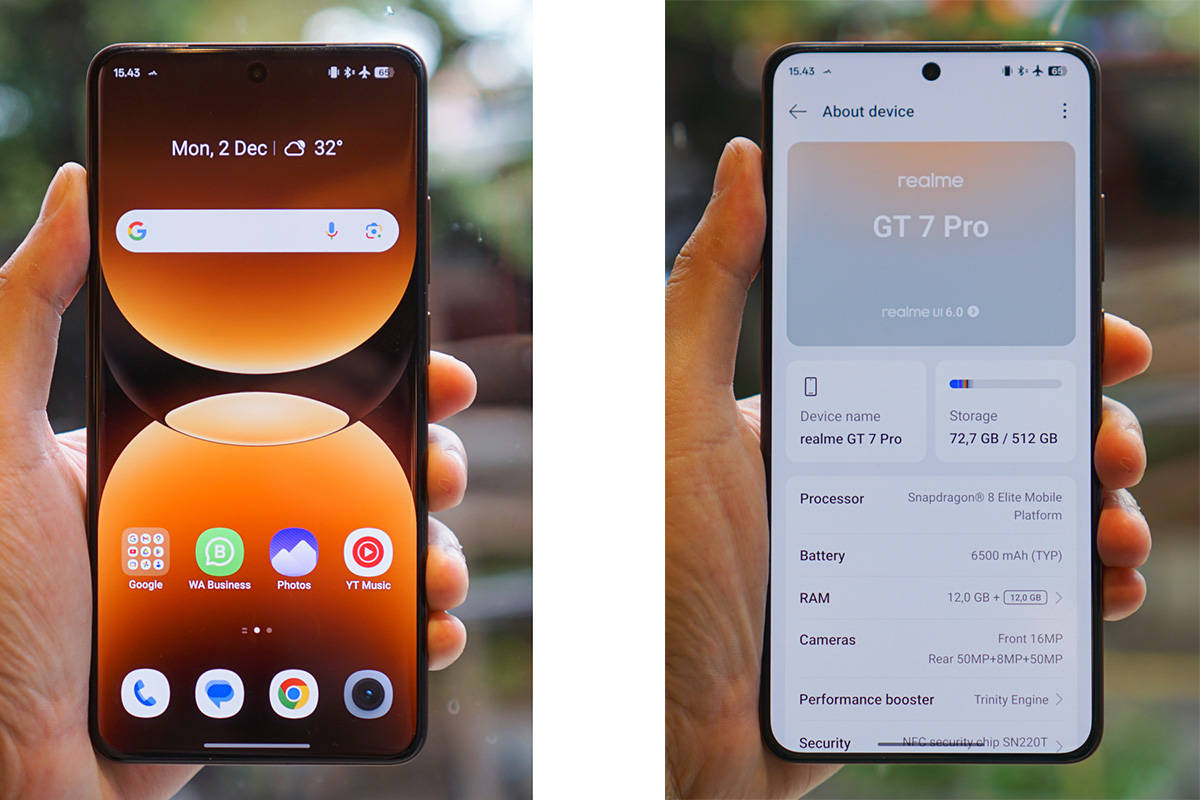 Lebih Dekat dengan Realme GT 7 Pro, HP Snapdragon 8 Elite Berbaterai Jumbo