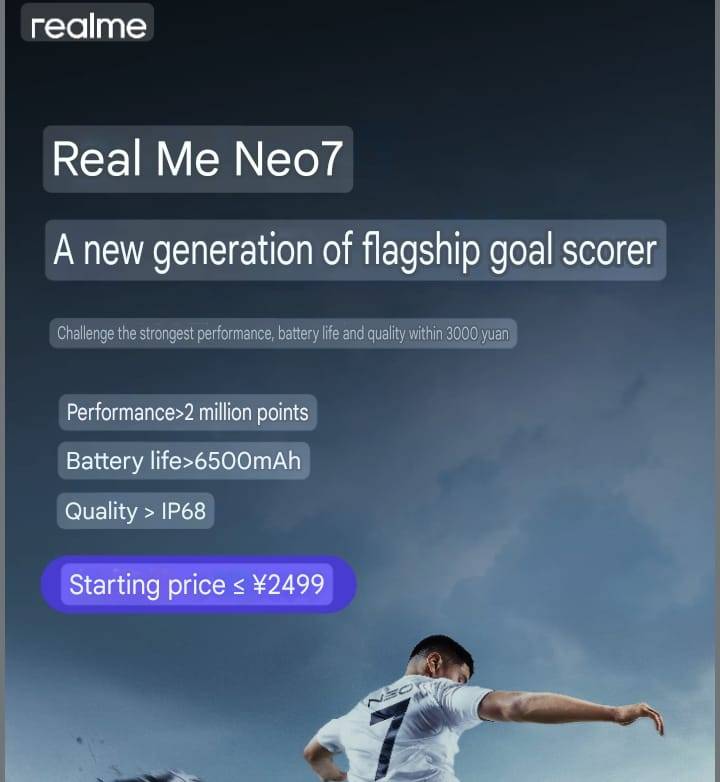 realme neo 7 terjemahan poster