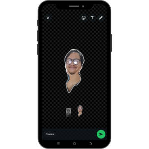 Pengguna dapat membuat stiker dari selfie.