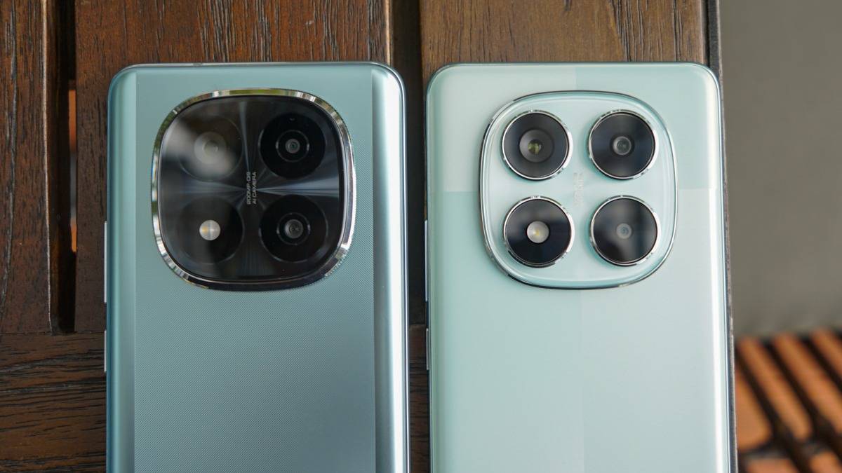 Redmi Note 14 Pro Plus 5G (kiri), Redmi Note 14 Pro 5G (kanan)