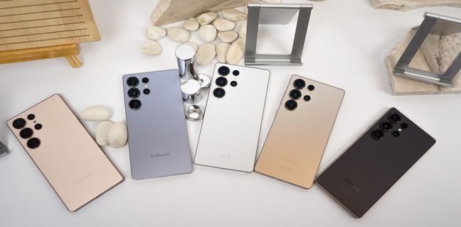 Varian-varian warna pada Galaxy S25 Ultra.