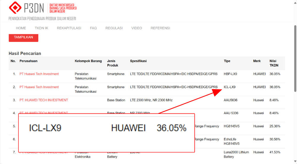 huawei mate x6 tkdn
