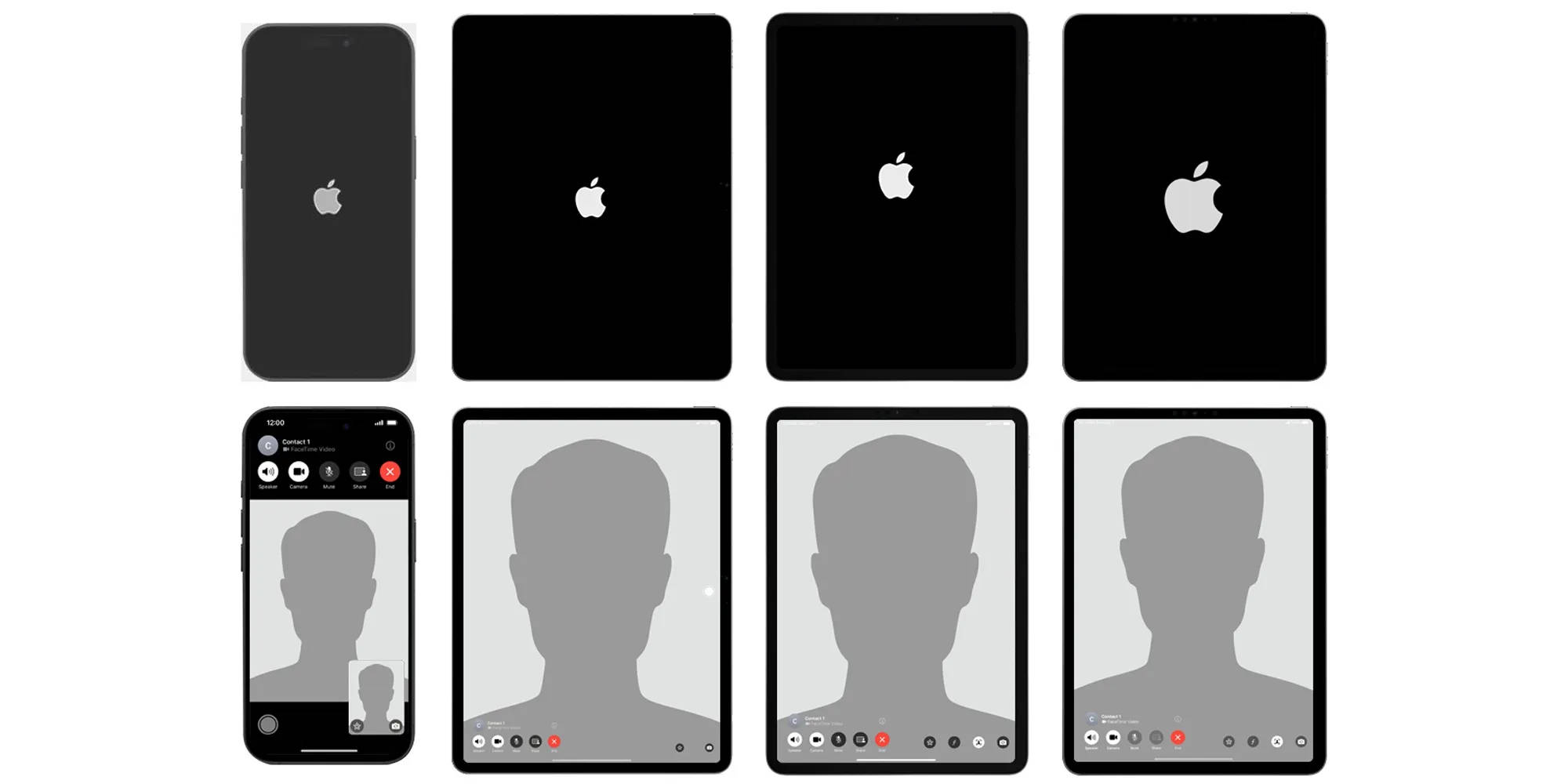 Bocoran gambar sejumlah produk Apple yang akan datang. Sumber: Evan Blass (via 9to5Mac)