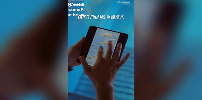Oppo Pamer Fitur HP Lipat Find N5, Punya IPX9 dan Bisa Memotret di Dalam Air oppo find n5 hasil video di dalam air