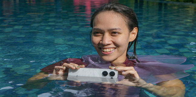 Reno 13 5G Bisa Memotret di Dalam Air, Begini Hasil Jepretannya