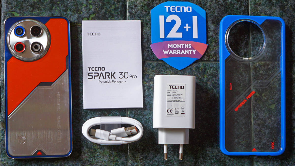 Unboxing Tecno Spark 30 Pro Edisi Transformers, Kemasan dan Tampilan Unik!