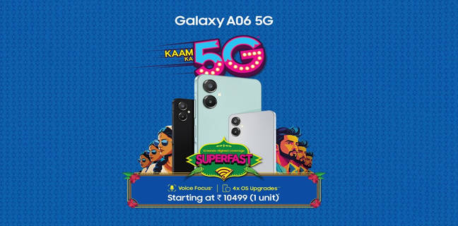 Samsung Galaxy A06 5G Meluncur dengan MediaTek Dimensity 6300