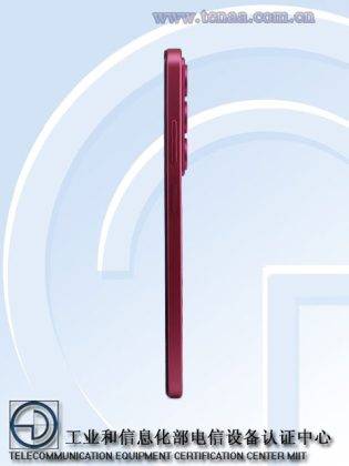 Model "RMX3949" di laman TENAA
