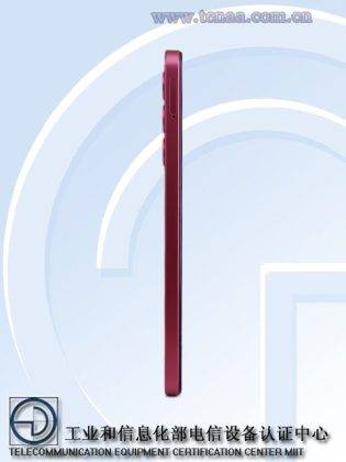 Model "RMX3949" di laman TENAA