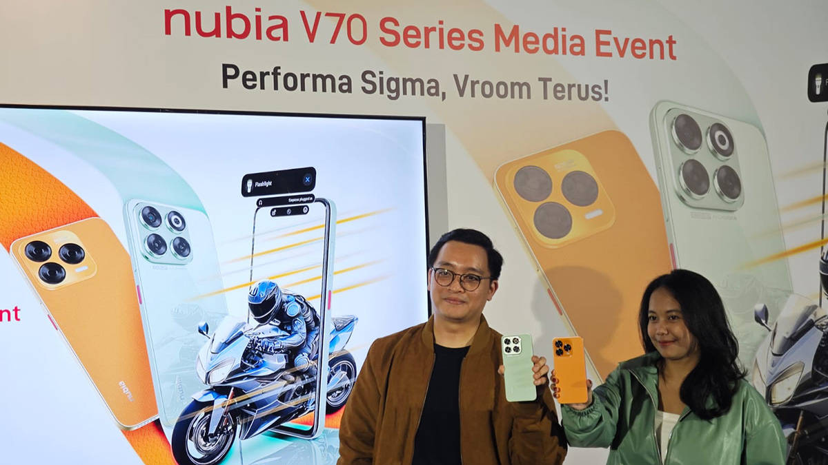 Nubia V70 dan V70 Design Meluncur di Indonesia, Duo HP Rp 1 Jutaan dengan AI