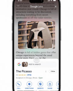 Ilustrasi Circle to Search di iOS