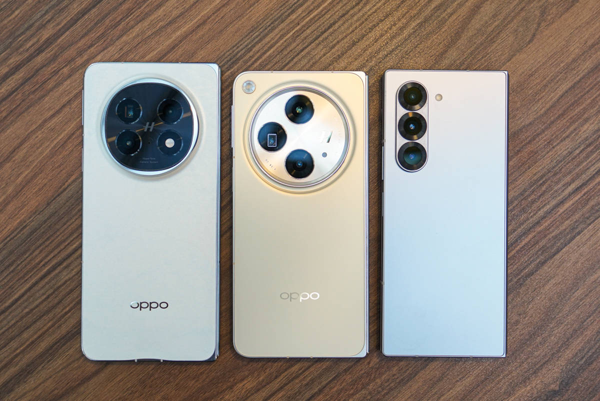 Oppo Find N5 vs. Find N3 vs. Samsung Galaxy Z Fold 6