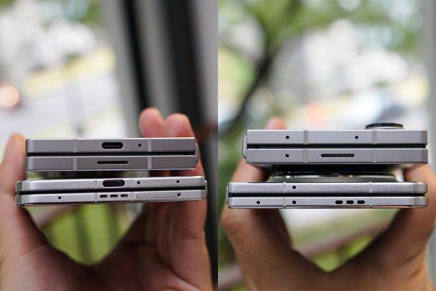 Oppo Find N5 vs. Find N3 vs. Samsung Galaxy Z Fold 6