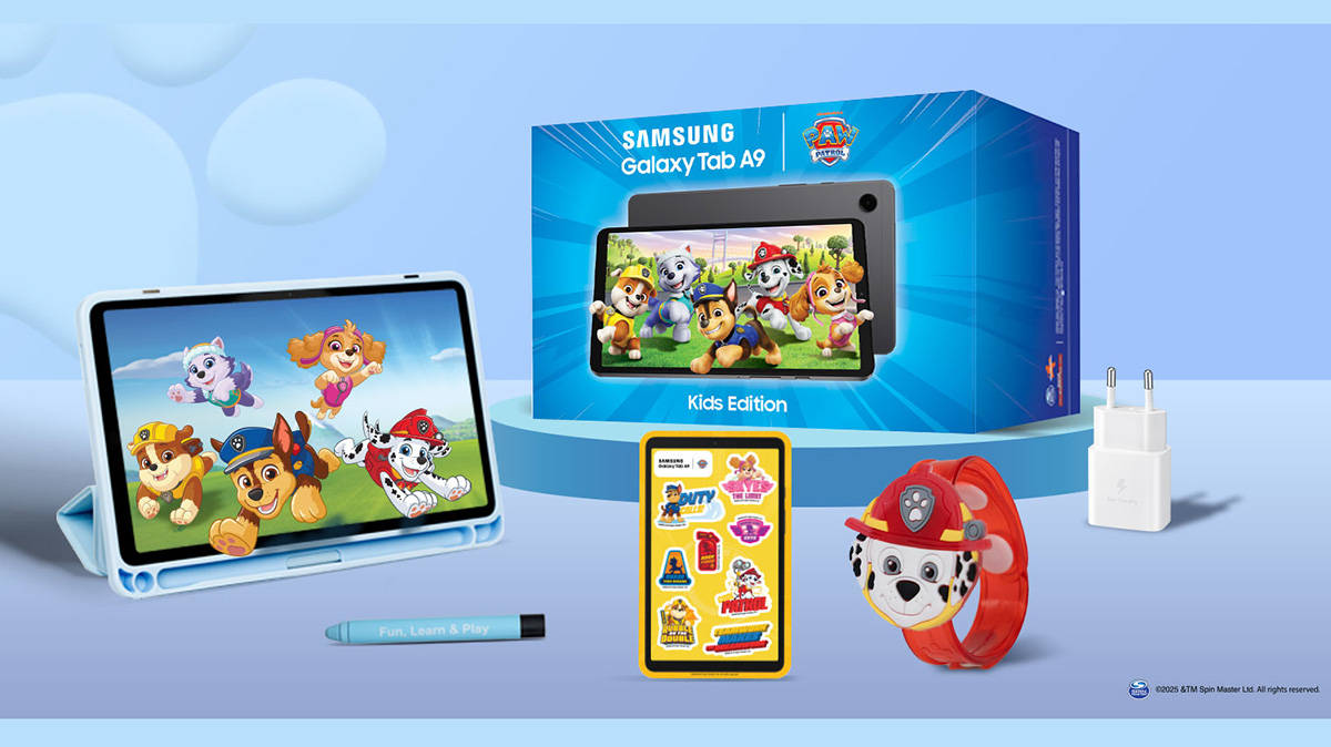 Samsung Rilis HP Galaxy A16 dan Tablet Tab A9 Bertema PAW Patrol, Cocok untuk Anak
