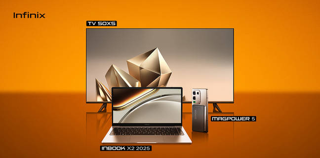 Infinix Rilis Laptop Inbook X2 2025 dan TV 50 Inci 50X5, Harga Mulai Rp 4 Jutaan Infinix Rilis Laptop Inbook X2 2025 dan TV 50 Inci 50X5, Harga Mulai Rp 4 Jutaan