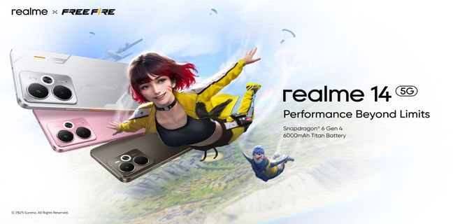Tanggal Peluncuran Realme 14 Diumumkan, Segera Masuk Indonesia