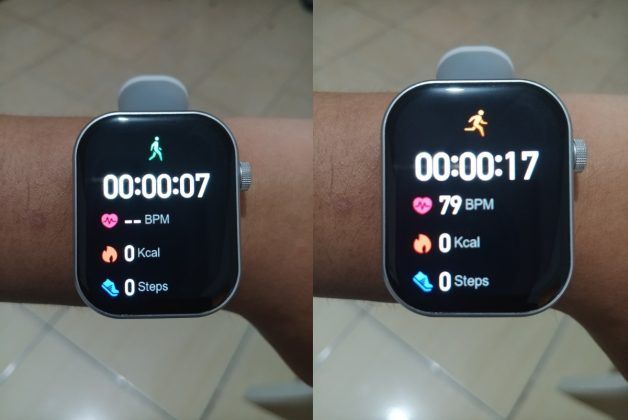 Mode olahraga (berjalan dan berlari)