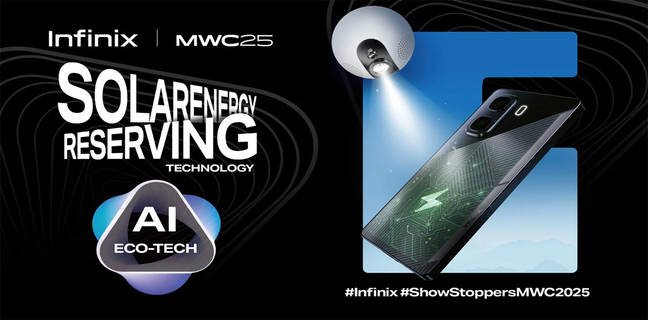 Infinix Perkenalkan Ponsel Bertenaga Matahari, Isi Baterai dengan Panel Surya Infinix Perkenalkan Ponsel Bertenaga Matahari, Isi Baterai dengan Panel Surya
