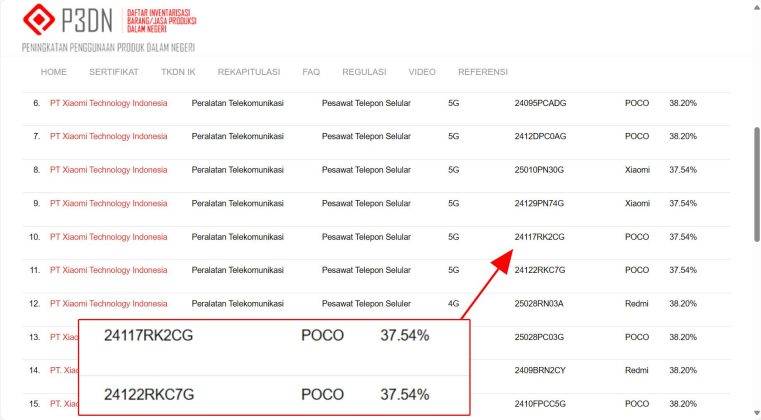 Poco F7 Pro dan Ultra hadir di basis data TKDN Kemenperin.