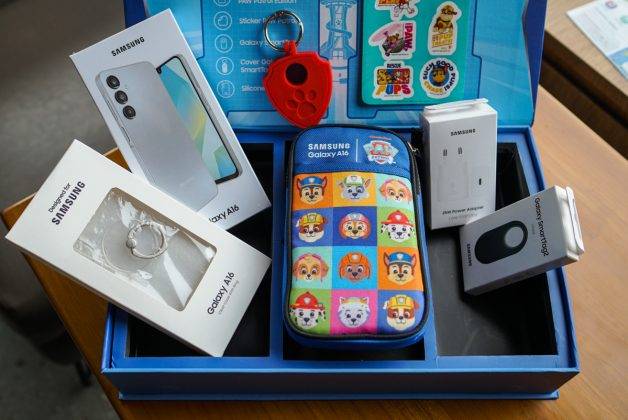 Kotak kemasan Samsung Galaxy A16 Kids Edition.