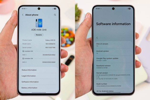 Lebih Dekat dengan Samsung Galaxy A36, HP 5 Jutaan Berbodi Ramping dan Menawan