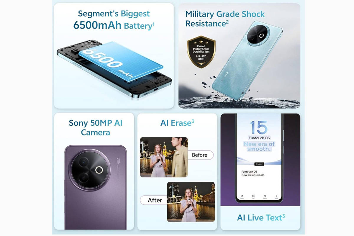 Vivo Y39 5G Meluncur, HP Rp 3 Jutaan dengan Baterai Jumbo 6.500 MAh
