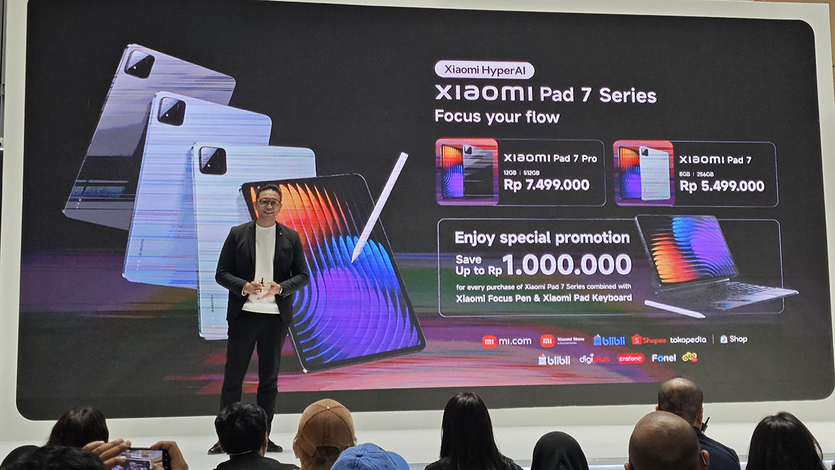 Tablet Xiaomi Pad 7 dan Pad 7 Pro Masuk Indonesia, Harga Mulai Rp 5 Jutaan