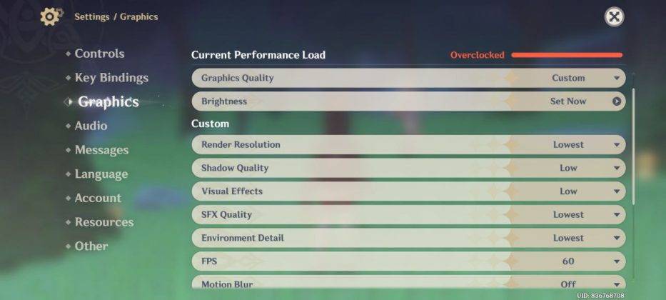 Poco M7 Pro 5G, Genshin Impact