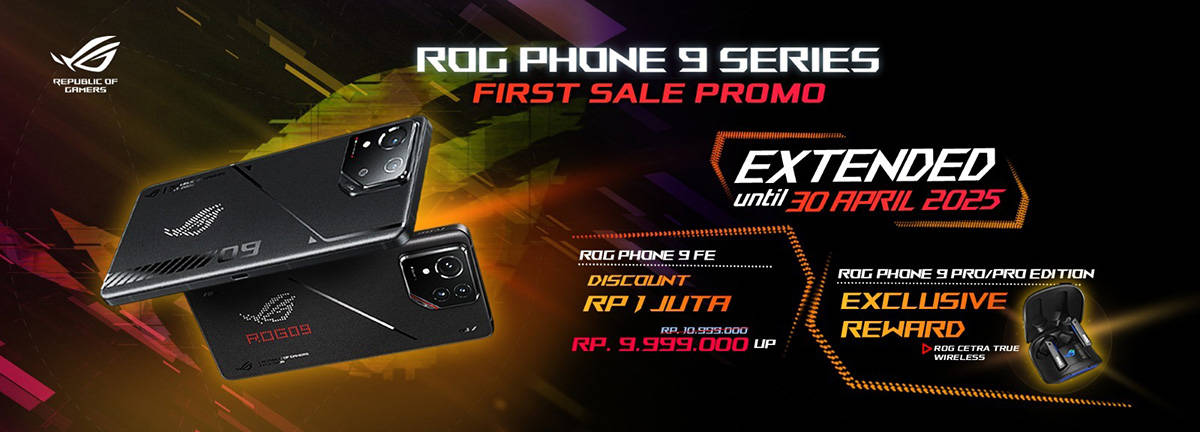 Asus Perpanjang Masa Promosi ROG Phone 9 di Indonesia, Bonus-bonus Masih Tersedia
