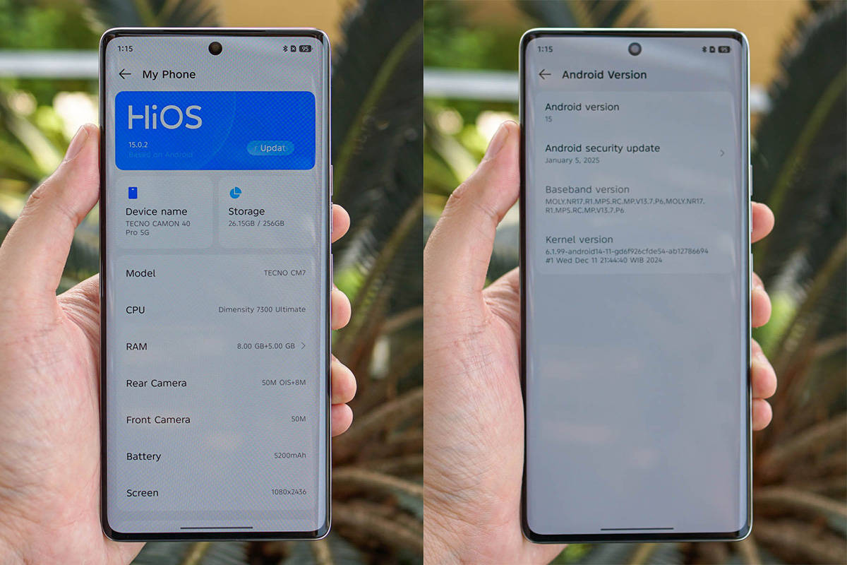 Menggenggam Tecno Camon 40 Pro 5G, HP 3 Jutaan Berbodi Ramping