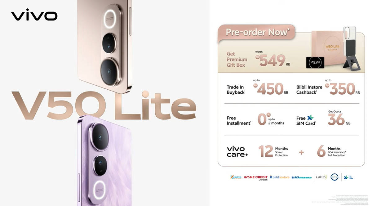 Pre-order Vivo V50 Lite