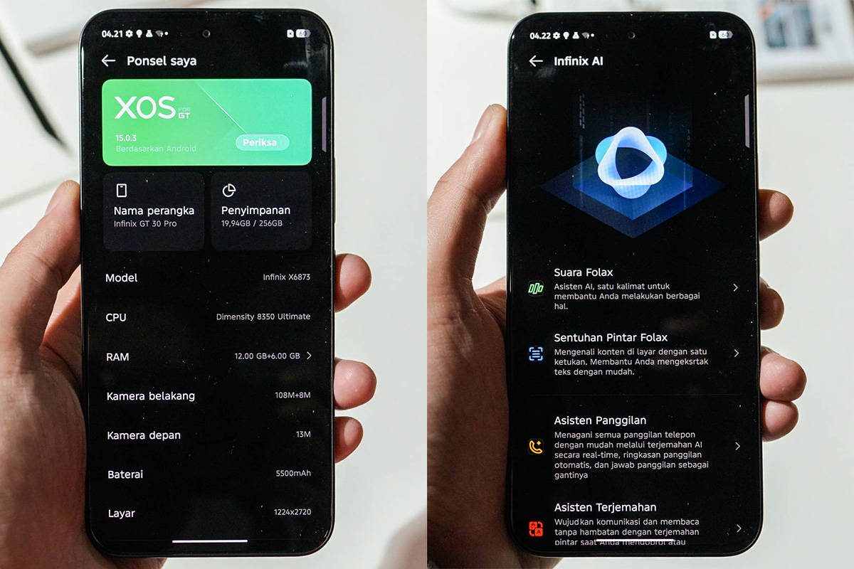 Menggenggam Infinix GT 30 Pro, HP Gaming dengan Lampu RGB dan Tombol Trigger