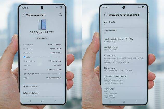 Menjajal Samsung Galaxy S25 Edge, Ternyata Bodinya Setipis Ini