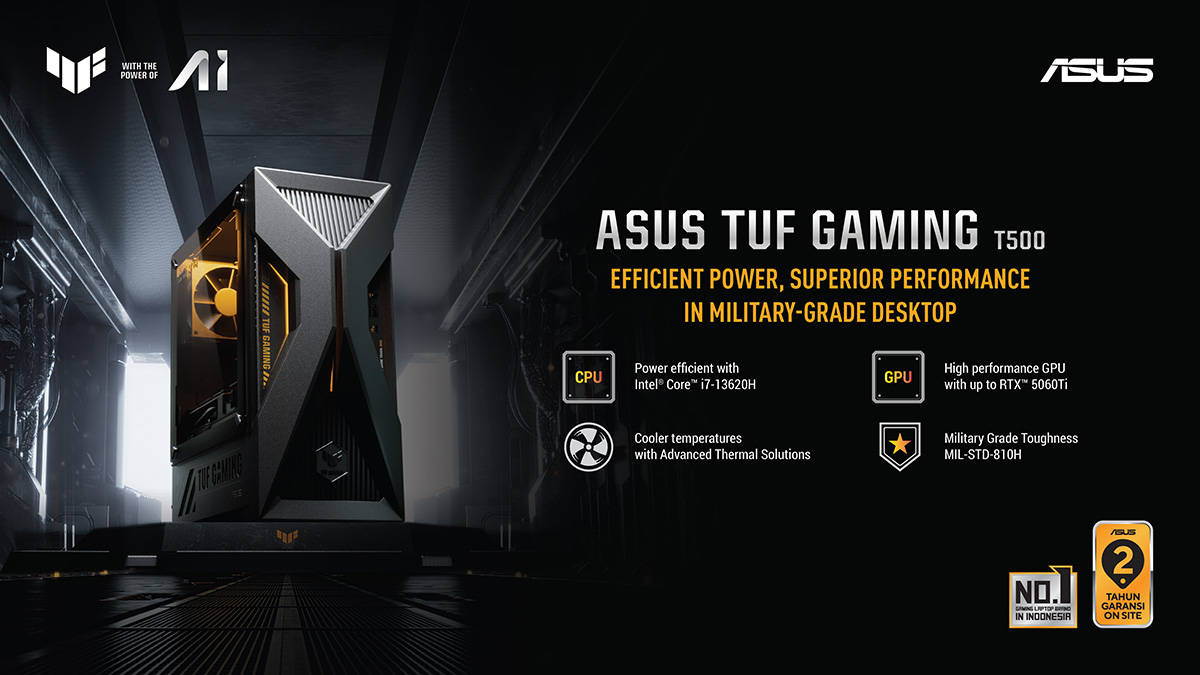 Unik, Asus Rilis PC Desktop Gaming dengan Jeroan Laptop di Indonesia