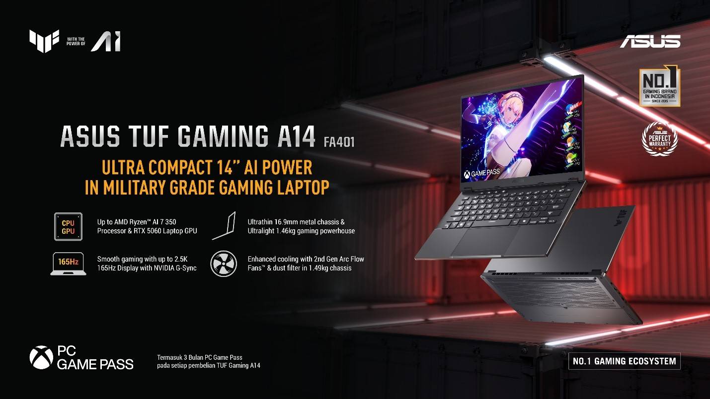 Asus Rilis Jajaran Laptop Gaming RTX 5000 di Indonesia, Termahal Hampir Rp 80 Juta