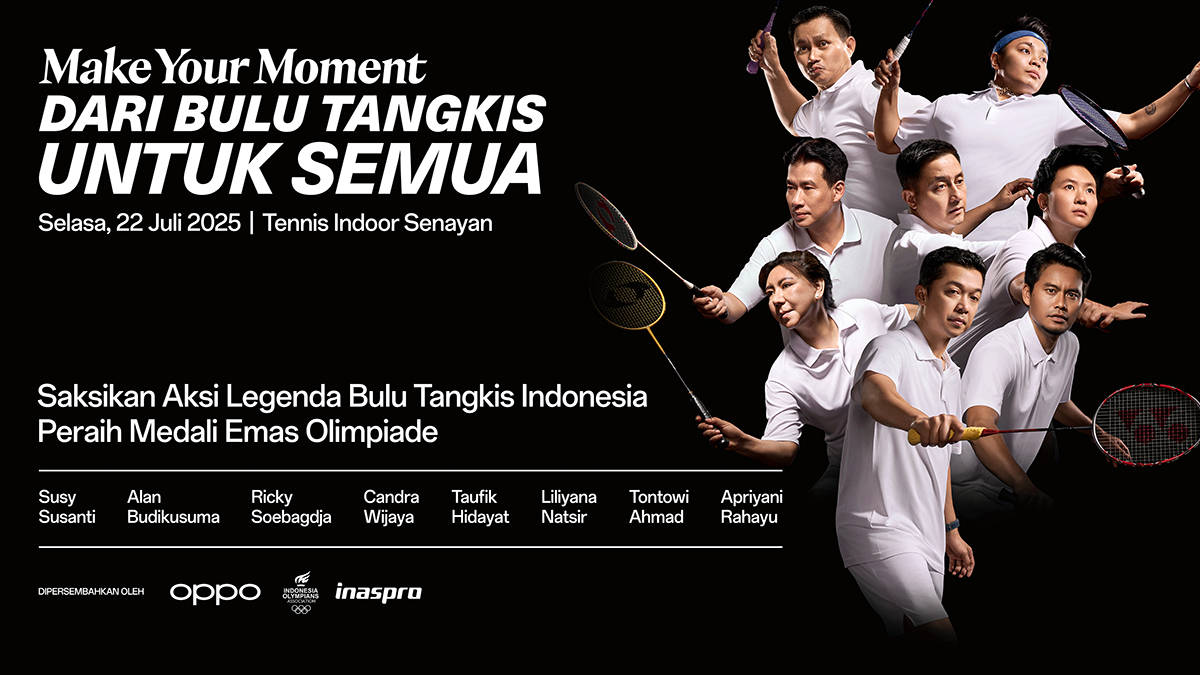 Oppo Gelar Pertandingan Bulu Tangkis Antar Legenda Indonesia, Begini Cara Menontonnya