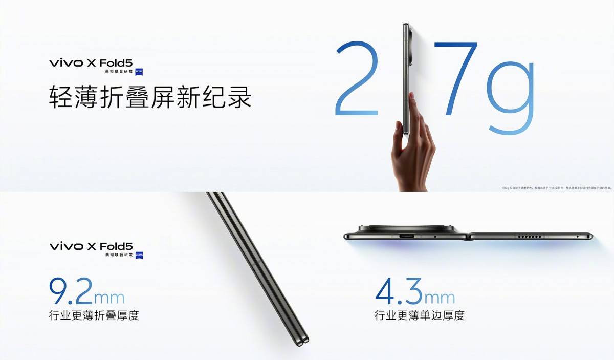 Dimensi Vivo X Fold 5
