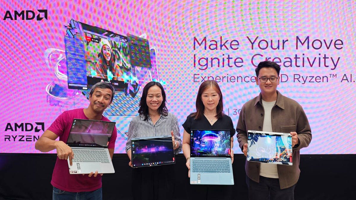 Lenovo Indonesia Luncurkan Jajaran Laptop AI Terbaru dengan Prosesor AMD Ryzen 300 Series