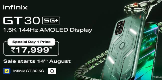 Infinix GT 30 Resmi Meluncur, Ini Harga dan Spesifikasinya