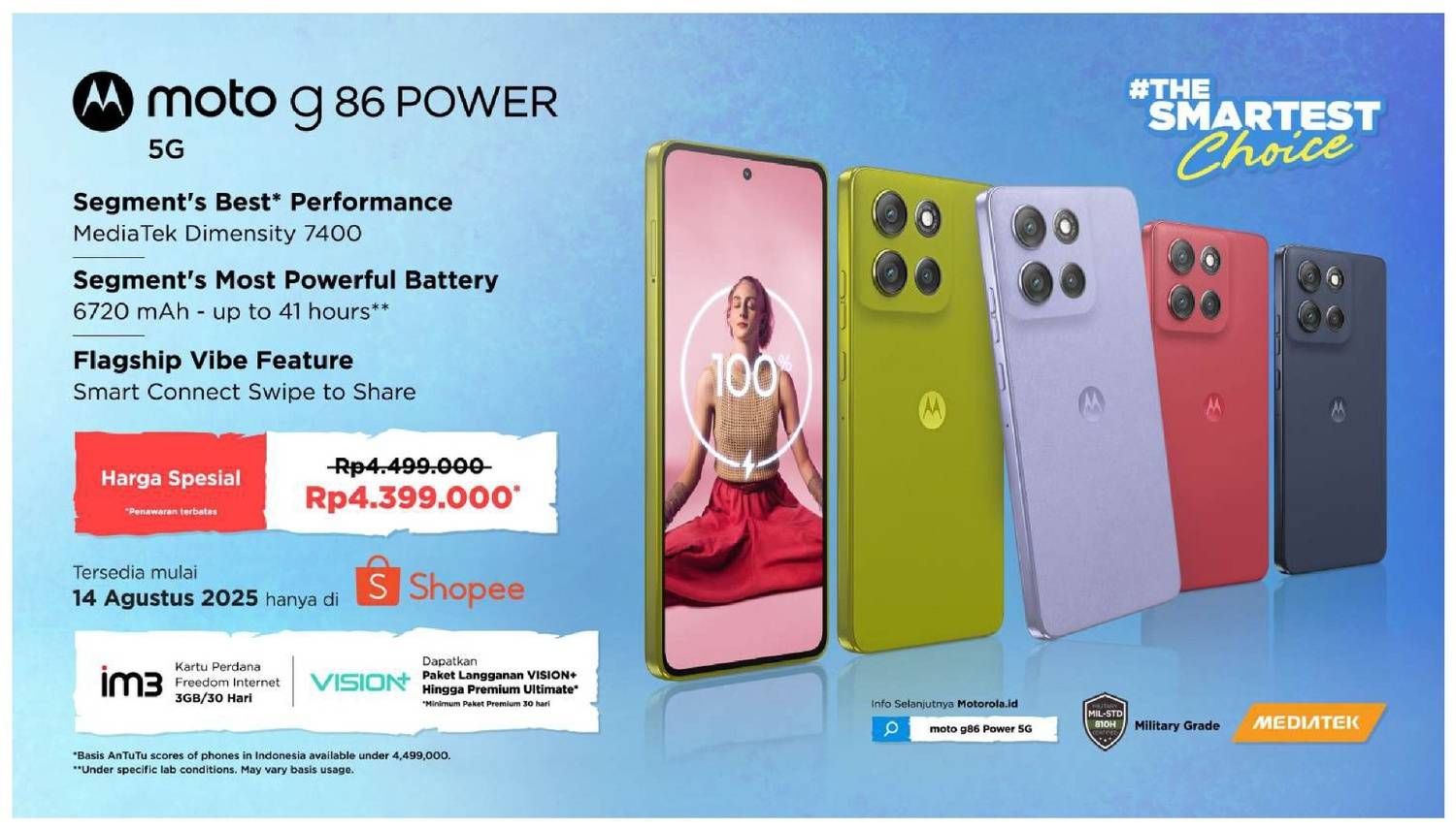 Motorola Moto G86 Power Indonesia: Unboxing dan Hands-on