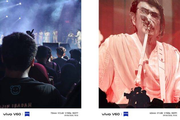 Memotret dengan HP Konser Vivo V60 di Pestapora 2025, Begini Hasil Fotonya