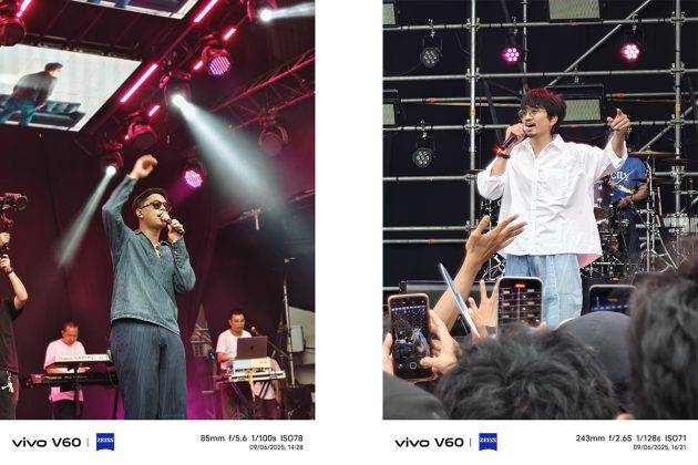 Memotret dengan HP Konser Vivo V60 di Pestapora 2025, Begini Hasil Fotonya