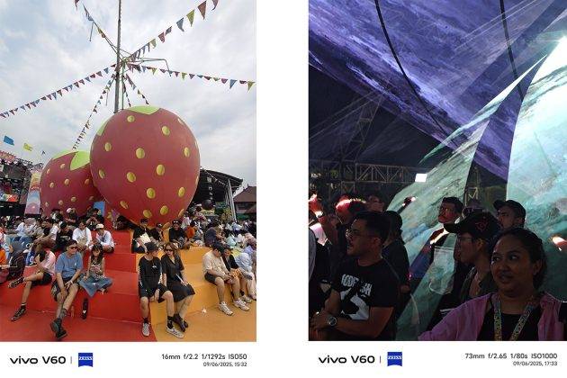 Memotret dengan HP Konser Vivo V60 di Pestapora 2025, Begini Hasil Fotonya