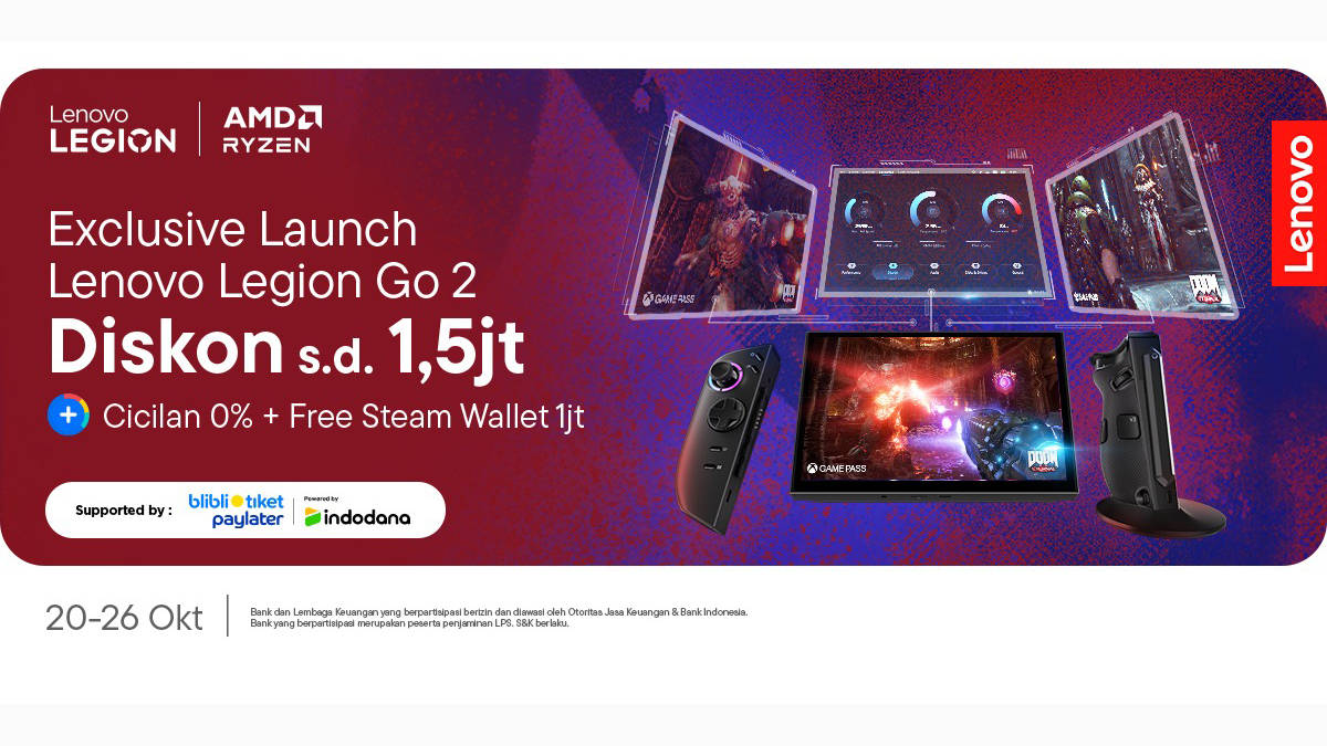Konsol HandHeld Lenovo Legion Go 2 Resmi Masuk Indonesia, Ini Harganya