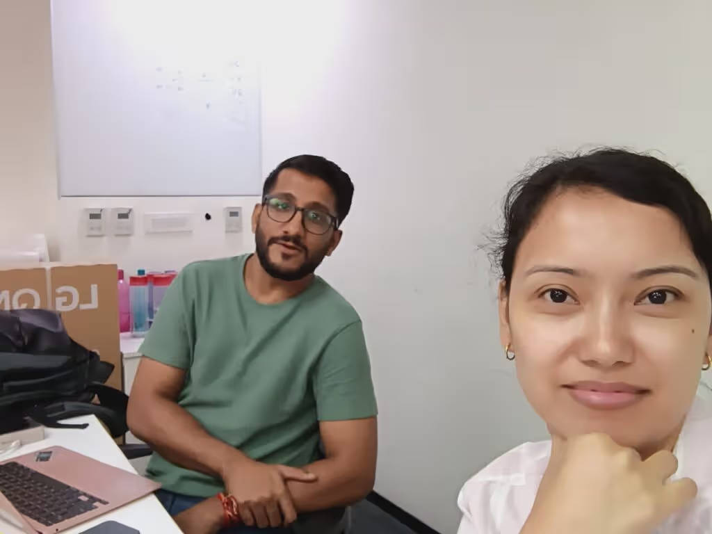 Mode "wide selfie" di Tecno Spark Go 5G.