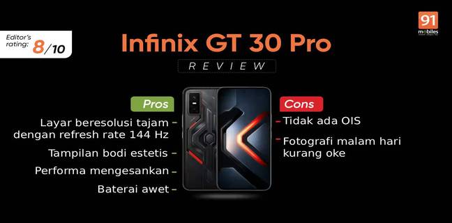 Review Infinix GT 30 Pro: Rajanya Ponsel Gaming