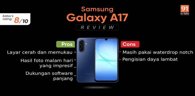 Review Samsung Galaxy A17 5G: Unggul di Layar dan Dukungan Software